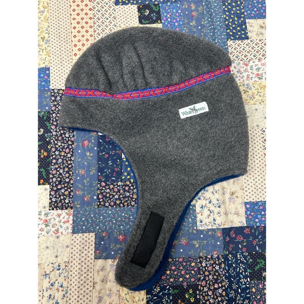 Wintergreen Grey Expedition Fleece Hat Unisex Size L